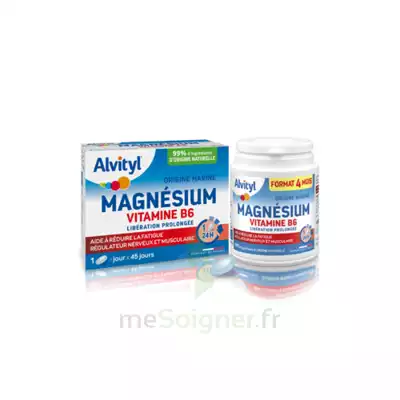 Alvityl Magnésium Vitamine B6 Libération Prolongée Comprimés Lp B/45 à AIX-EN-PROVENCE